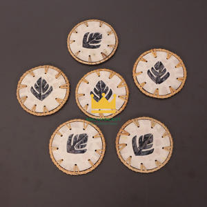 High Quality Modern <b>Round</b> Rattan Eco-Friendly Reusable Hand Woven Insulated <b>Placemat</b> 10cm for Table Decoration Ready to Export - Product Image 3