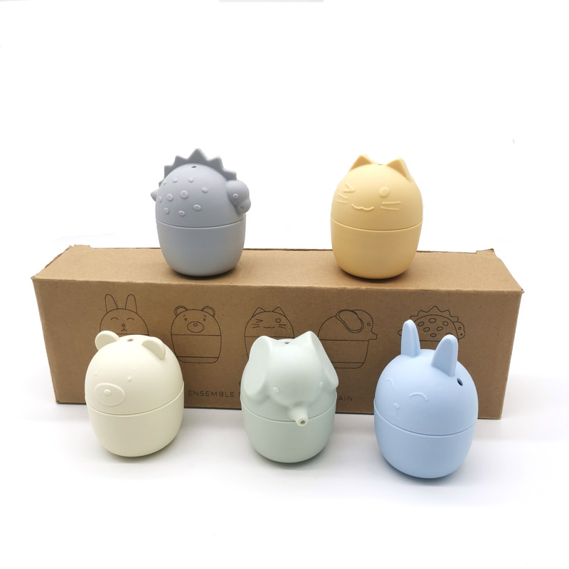 New Design Silicone Bath Toys Swim