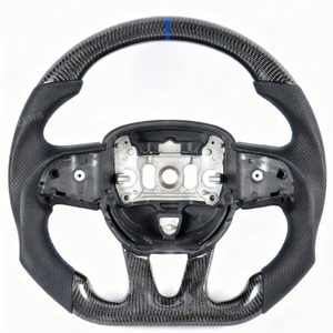 Volante Mejorado para <span class=keywords><strong>Ford</strong></span> Raptor F-150, con Fibra de Carbono Premium y Cuero Perforado, Gran Venta - Product Image 5