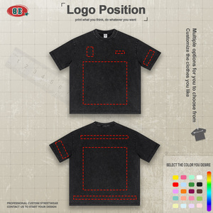 Ensemble T-shirt et Short Oversize OEM/ODM 2 Pièces Streetwear pour Homme, Logo Personnalisé, T-shirt en Coton Teint Fil de Haute Qualité - Product Image 6
