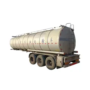 중국 제조사 알루미늄 오일 탱크 트럭 물 탱크 트레일러 세미 트레일러 가격