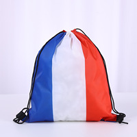 Sac à cordon HUIMING W-219 avec drapeau national, vente en gros d'usine, couleur et logo personnalisables, léger, portable, pour sports de plein air