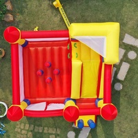 Château gonflable pour usage domestique YARD, trampoline gonflable avec toboggan