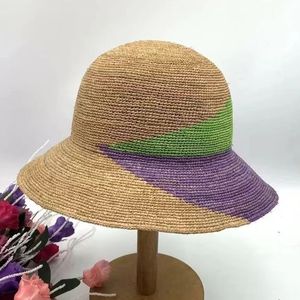 D Chất Lượng Cao Mặt Trời Màn Hình Kết Hợp Màu Sắc Raffia Rơm Xô <span class=keywords><strong>Hat</strong></span> Cloche <span class=keywords><strong>Hat</strong></span> Tùy Chỉnh <span class=keywords><strong>Hat</strong></span> Cho Phụ Nữ - Product Image 6