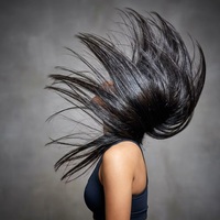 Pelucas de Cabello Remy Vietnamita Virgen Transparente de 24 Pulgadas con Encaje Frontal HD, Densidad del 200%, Liso Natural, Negro, 13x4
