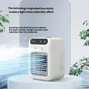 Petit ventilateur de climatisation à pulvérisation 25W Ventilateur de refroidissement de bureau <span class=keywords><strong>Mini</strong></span> refroidisseur d'<span class=keywords><strong>air</strong></span> portable rechargeable par USB avec lumière LED pour bureau à domicile - Product Image 3