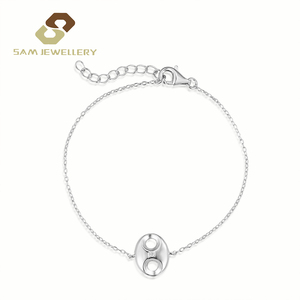 Collar con Colgante en Forma de V con Diamantes Blancos Exquisitos, Cadena de Plata de Ley S925, Joyería Fina para Regalo del Día de San Valentín para Mujer - Product Image 5