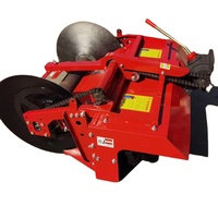 Implementos para motocultor: cultivadora manual, máquina para preparar surcos y terrazas, y máquina para formar surcos.