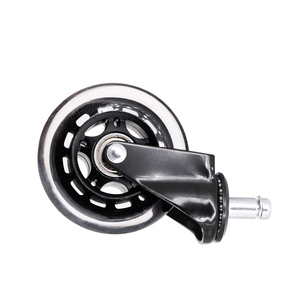 MW <span class=keywords><strong>Caster</strong></span> 2,5 Zoll drehbare Bürostuhl räder Gewinde brems rolle Transparent Polyurethan PU Locking Stem <span class=keywords><strong>Caster</strong></span> Wheel - Product Image 5