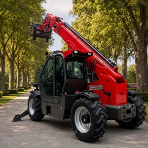 Chariot télescopique de 4 tonnes avec levage de 10,6 m, avec benne, balayeuse et lame à neige en option pour les travaux municipaux de déneigement - Product Image 2