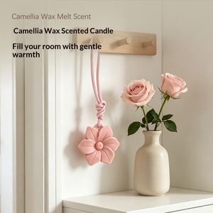 Camellia <b>Fragrance</b> Incense Wax Solid Relief <b>Wardrobe</b>, Long-Lasting <b>Fragrance</b>, Fresh <b>Fragrance</b> Hanging - Product Image 2