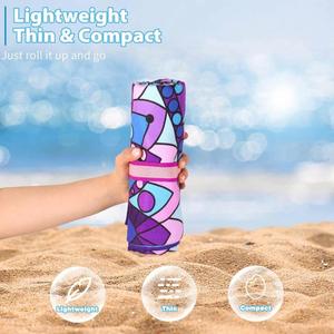 Toalla de Playa de Microfibra Personalizada, 71 x 32 Pulgadas, Extra Grande, Ligera, Antiarena, Delgada, Ideal para Piscina, Natación, Gimnasio, Yoga, Camping, Vacaciones - Product Image 5
