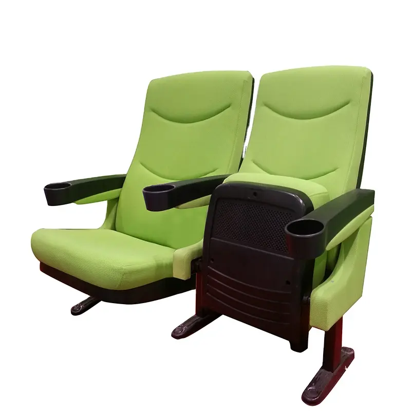 China fabricante sillas de cine/Iglesia/sillas teatro sillas con portavasos JY-616