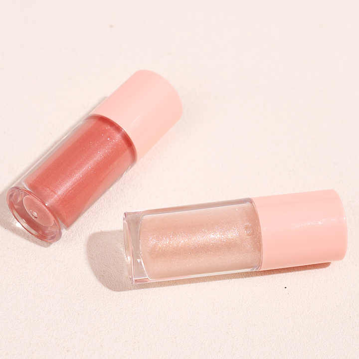 Oem Lip Oil Moisturizing Flavouring Fruit Clear Vegan Private Label Pink Lipgloss Lip Plumper Gloss