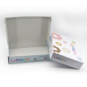 Boîtes d'enveloppe alimentaires rectangulaires personnalisées emballage de boîte de Mochi gaufre cookie pâtisserie dessert feuilleté crêpes boulangerie beignet avec logo - Product Image 2
