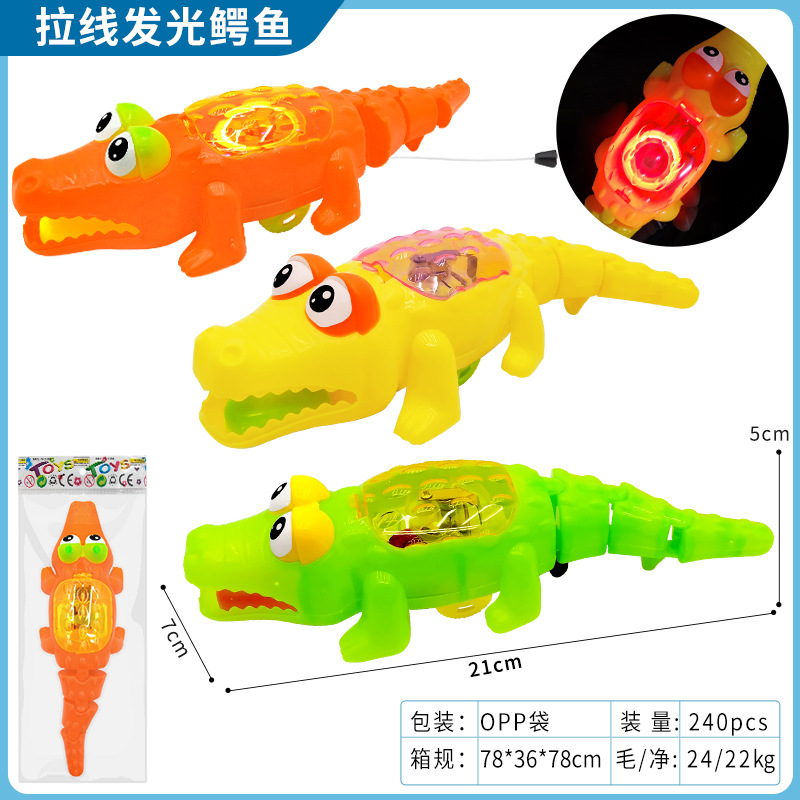 Crocodile lumineux à cordon [480 par boîte]