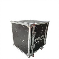 Flight case professionnel 12U 16U, armoire vide pour équipement de scène avec cadre pour amplificateur de puissance, table de mixage audio