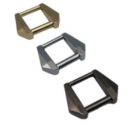 Vente directe d'usine: Boucles carrées moulées sous pression de 19MM avec curseurs rectangulaires-Accessoires en métal pour sacs
