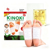 Patchs Détoxifiants pour les Pieds au Gingembre Doré du Japon OEM ODM Kinoki – Patchs Minceur et Relaxants pour les Pieds au Bambou