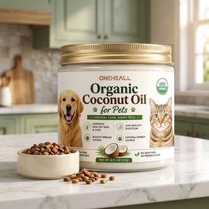 <span class=keywords><strong>Olio</strong></span> <span class=keywords><strong>di</strong></span> <span class=keywords><strong>Cocco</strong></span> Biologico per <span class=keywords><strong>Cani</strong></span> e Gatti - Integratore Alimentare per la Salute degli Animali Domestici - Product Image 3