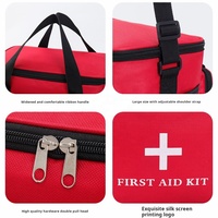 Nouvelle Trousse de Voyage Médicale en Tissu Oxford 600D, Fermeture Éclair, Grande Capacité, Résistante à l'Eau, Portable, pour Urgences et Survie en Extérieur