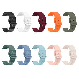 Correa de Repuesto de Silicona con Textura Ondulada de 22mm 20mm para Reloj Samsung Galaxy <span class=keywords><strong>Watch</strong></span> 4/5/6/7 - Product Image 4