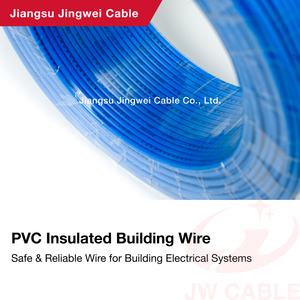 أسلاك كهربائية مرنة متعددة الأحجام 1.5 و<span class=keywords><strong>2</strong></span>.5 و4 و6 ملم، كابل نحاسي BV PVC ثنائي النواة 600 فولت، لفة بناء 100 متر - Product Image 2