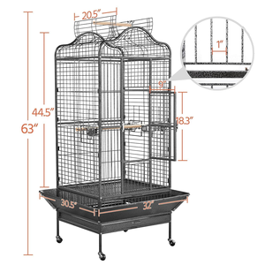 Jaulas Metálicas de Acero Inoxidable al por Mayor para Mascotas, Aviarios para Pájaros, Canarios, Palomas, Jaulas de Cría para Exteriores, Jaulas Grandes para Loros - Product Image 3