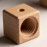 Diffuseur d'huiles essentielles Landy pour voiture, avec bouchon en bois, en forme de pyramide ou de cube, couvercle de flacon de parfum, logo personnalisé, vente en gros