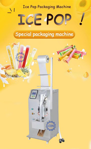 Three Sides <b>Seal</b> Water Sachet Packing Machine Maquina De Palitos De Hielo Automatic Ice pop Machine - Product Image 2