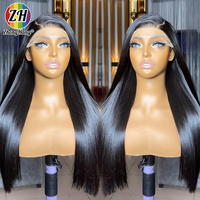Wig Vietnam Mewah 100% Rambut Asli HD Lace 9x6, Sudah Dipotong, Di-bleaching, dan Di-pre-plucked 9X6 5X5 HD Lace Closure Wig Rambut Manusia Tanpa Lem