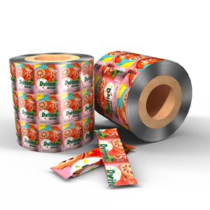 <span class=keywords><strong>Film</strong></span> en rouleau d'aluminium et de plastique pour emballage automatique avec impression personnalisée, utilisé pour l'emballage de condiments tels que le sucre et le sel - Product Image 1