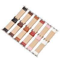 Großhandel 38mm 42mm 49mm Echtleder-Uhrenarmbänder für I Watch Series 8 7 Echtes Leder-Uhrenarmband