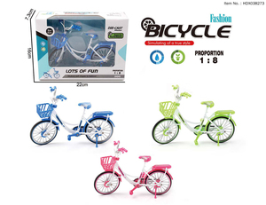 Giocattoli di simulazione in miniatura in lega di <span class=keywords><strong>1</strong></span>:8 modello di bici in metallo retrò pressofuso mountain bike, bicicletta <span class=keywords><strong>vintage</strong></span> per bambini - Product Image 3