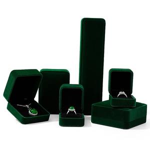 Caja de Joyería de Terciopelo Multicolor con Logotipo Personalizado, Estuche de Almacenamiento Vintage de Lujo para Pulseras, Anillos, Pendientes, Regalos de Boda - Product Image 6