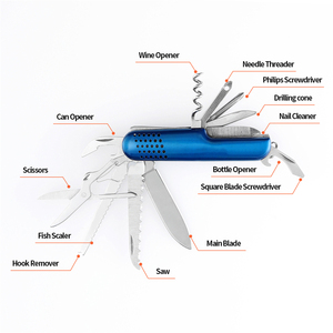13 in 1 Combination <strong>Tools</strong> Stainless Steel Folding Survival Pocket Folding <strong>Multi</strong>-<strong>Tool</strong> Knife - Product Image 2