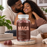 Gummies de pectine de maca naturelle pour soutenir l'énergie masculine et la vitalité quotidienne
