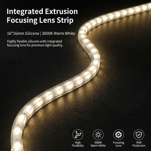 ไฟ LED ซิลิโคนนีออน 24V แบบกันน้ำ IP67 สำหรับตกแต่งสวนภายนอกและภูมิทัศน์  แบบโค้งงอได้  แบบฝัง  แบบเส้นตรง - Product Image 2