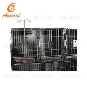 Mecanmed Usine de vente en gros <span class=keywords><strong>Cage</strong></span> combinée en acier inoxydable pour animaux de compagnie, hôpital vétérinaire, petits animaux, <span class=keywords><strong>cage</strong></span> pour chien - Product Image 4