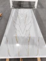 Panneaux PVC Marbre UV Effet Marbre Doré Brillant 2mm 3mm 4*8ft Nouveau Design Étanche