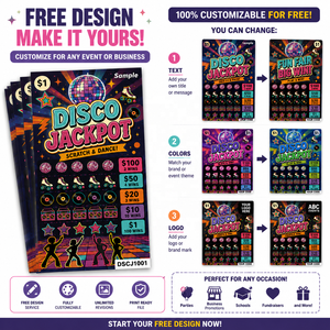 Vente en gros directe usine : Carte à languette découpée sur mesure, thème disco, avec impression offset et cinq fenêtres - Product Image 5