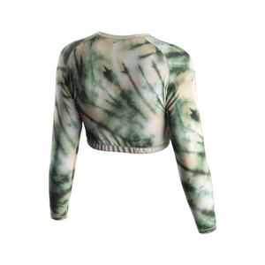 เสื้อยืดฟิตเนสคุณภาพสูง เสื้อชั้นในแบบเสื้อยืด เสื้อยืดออกกำลังกายแบบมีซิป สีชมพู สีดำ และสีขาว เสื้อครอปแขนยาวแบบเรียบง่าย เสื้อครอปครึ่งตัวสำหรับผู้ชาย - Product Image 2