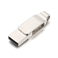 Nouvelle mini clé USB haute vitesse en métal 32 Go, écologique, double connecteur USB 2.0/3.0 Type-C, garantie 1 an, sans cryptage