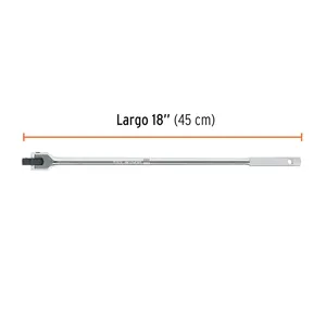 BOX 3 Maniglia articolata con attacco quadrato da 1/2 pollice, lunga 18 piedi, TRUPER - Product Image 3