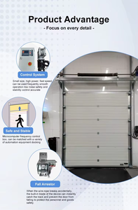 <span class=keywords><strong>Porte</strong></span> industrielle électrique d'usine, <span class=keywords><strong>porte</strong></span> extérieure pour entrepôts et ateliers, <span class=keywords><strong>porte</strong></span> sectionnelle en acier - Product Image 3
