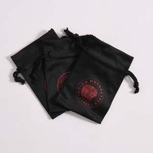 Custom Logo Recyclable Velvet Pouch Small Black Velvet Jewelry Case Promotion Packaging for <b>Watches</b> - Product Image 3