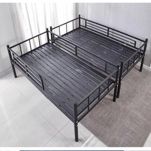 Metal Stackable Bunk <b>Bed</b> Divided Into Two Single <b>Beds</b> - Product Image 2