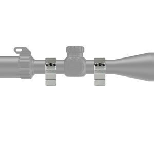 Anillas para mira telescópica BANGBANG, de 20 mm para tubo de 30 mm con altura central de 1.4 pulgadas, triple fila de tornillos (plateadas) - Product Image 6