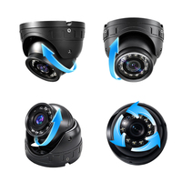 Kamera Keamanan IP POE Mini 4MP Tahan Air IP67 dengan Casing Logam, Infrared Night Vision, dan Deteksi Gerak untuk Keamanan Rumah