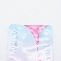 Emballage personnalisé en feuille laminée pour masque facial cosmétique, sachet cosmétique en aluminium, sacs en plastique